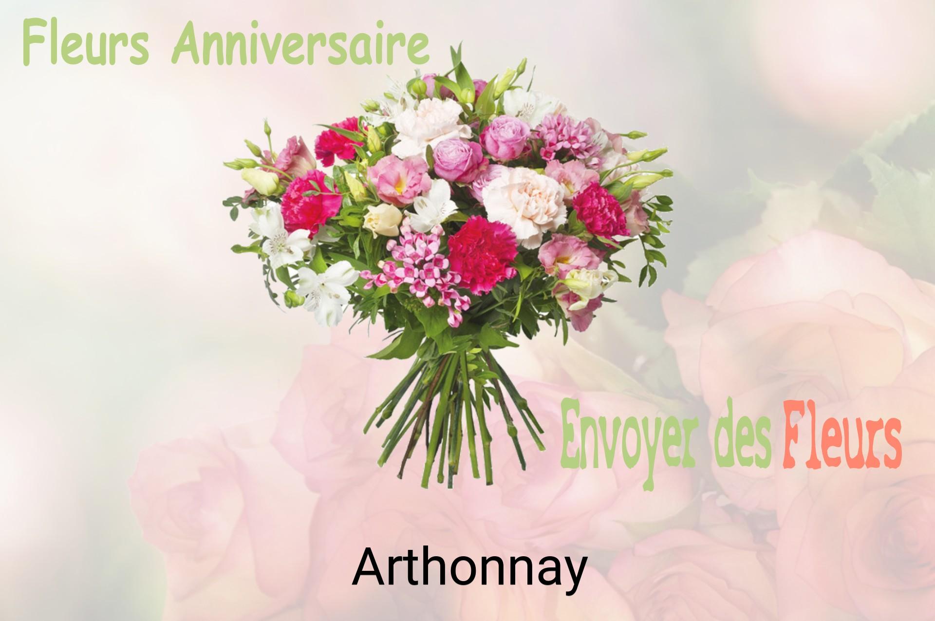 Bouquet de fleurs d’anniversaire livré à Arthonnay