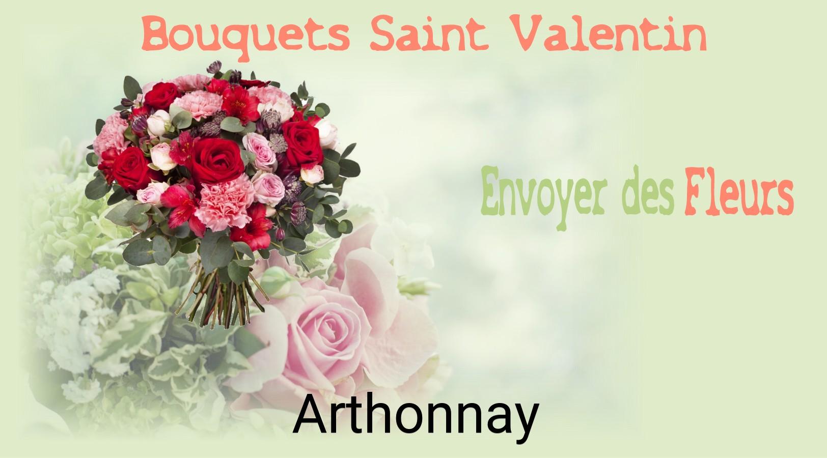 Roses de Saint-Valentin livrées à Arthonnay